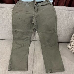 Men's Olive Green Work Pants